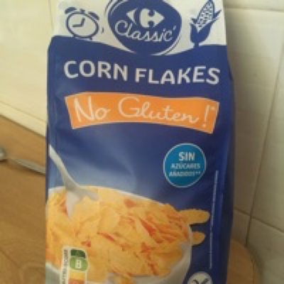 Corn flakes sin gluten Corn flakes sin gluten