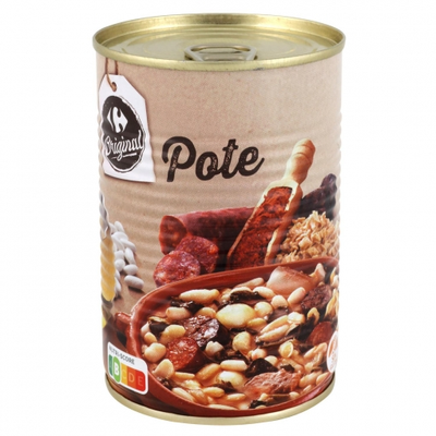 Pote Asturiano Original Carrefour Sin Gluten 430 G. Pote Asturiano Original Carrefour Sin Gluten 430 G.