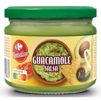 Salsa Guacamole Sensation Carrefour 300 G. Salsa Guacamole Sensation Carrefour 300 G.