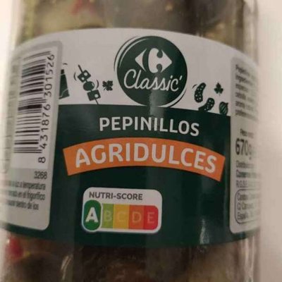 Pepinillos agridulces Pepinillos agridulces