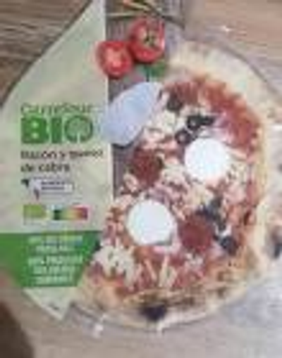Pizza Bacon Y Queso De Cabra Bio Pizza Bacon Y Queso De Cabra Bio