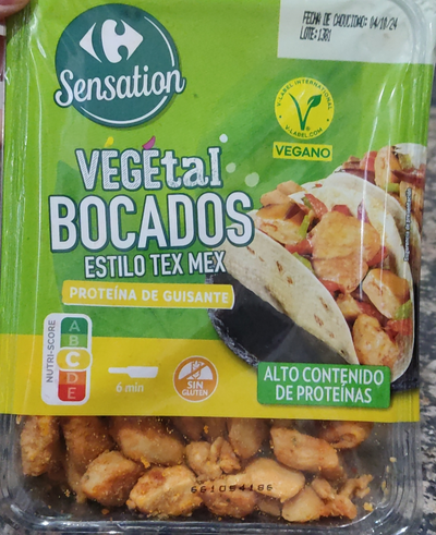 Bocados vegetal estilo tex mex Bocados vegetal estilo tex mex