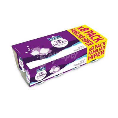 Leche Fermentada Natural Azucarada Kaiku Sin Lactosa Pack De 8 Unidades De 125 G. Leche Fermentada Natural Azucarada Kaiku Sin Lactosa Pack De 8 Unidades De 125 G.