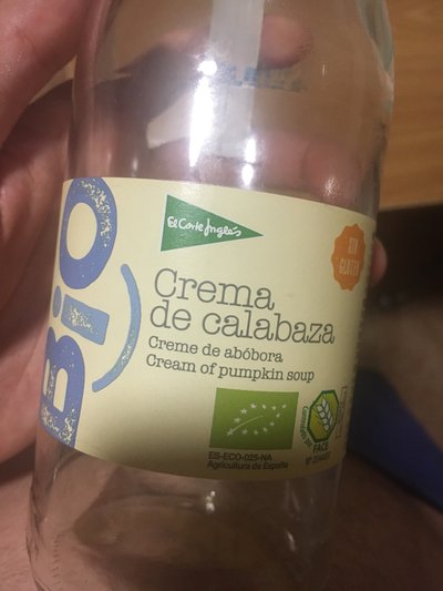 Crema de calabaza Crema de calabaza