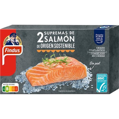SUPREMAS DE SALMÓN ATLÁNTICO ASC 200 G - Findus SUPREMAS DE SALMÓN ATLÁNTICO ASC 200 G - Findus