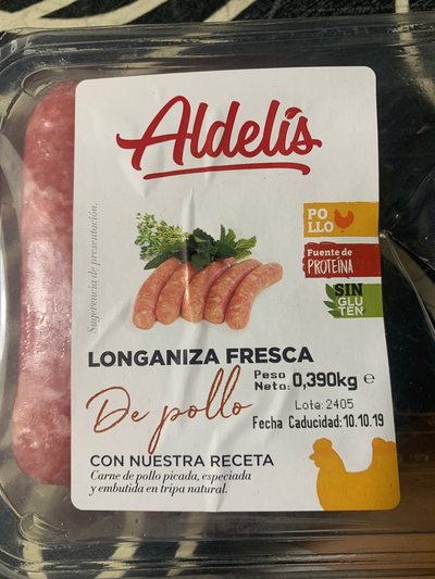Longaniza fresca de pollo Longaniza fresca de pollo