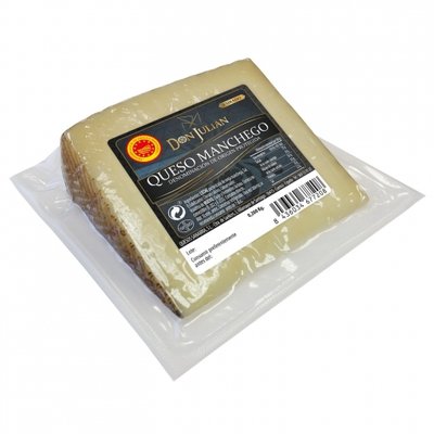 Queso Manchego De Oveja Don Julián Curado Viejo D.O.P. Sanabria Cuña De 200 G. Queso Manchego De Oveja Don Julián Curado Viejo D.O.P. Sanabria Cuña De 200 G.