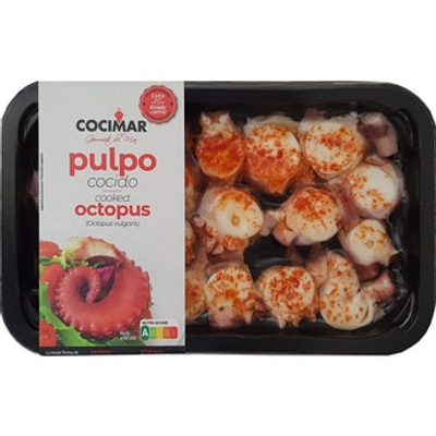 PULPO COCIDO A LA GALLEGA BANDEJA 200 G PULPO COCIDO A LA GALLEGA BANDEJA 200 G