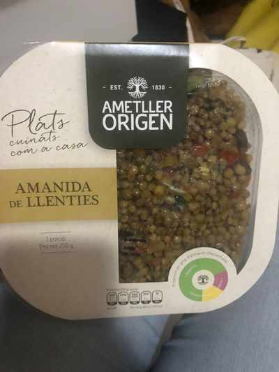 Ensalada de lentejas Ensalada de lentejas