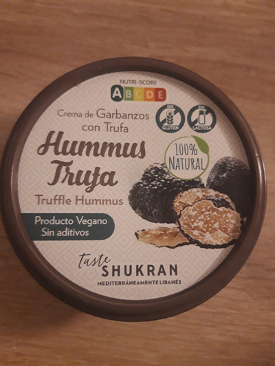 Hummus con trufa Hummus con trufa