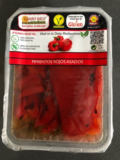 Pimientos rojos asados Pimientos rojos asados
