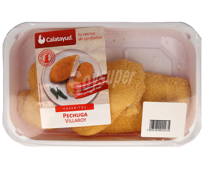 Bandeja De Pechugas De Pollo Estilo Villaroy Calatayud Caseritos. Bandeja De Pechugas De Pollo Estilo Villaroy Calatayud Caseritos.