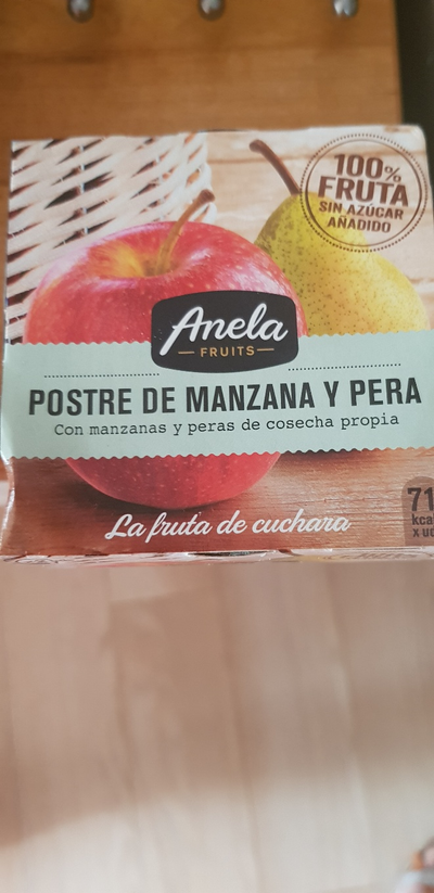 Postre de manzana y pera Postre de manzana y pera