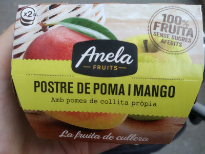 Postre de manzana y mango Postre de manzana y mango