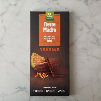 Chocolate negro 70% bio naranja Chocolate negro 70% bio naranja