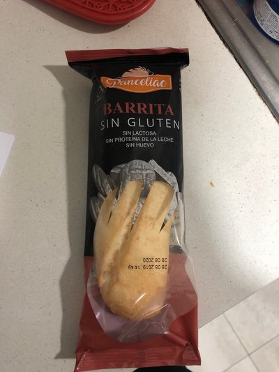 Barrita de pan sin gluten Barrita de pan sin gluten
