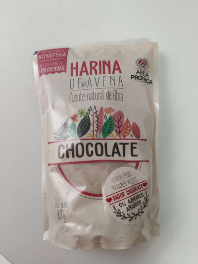 Harina de avena sabor chocolate Harina de avena sabor chocolate