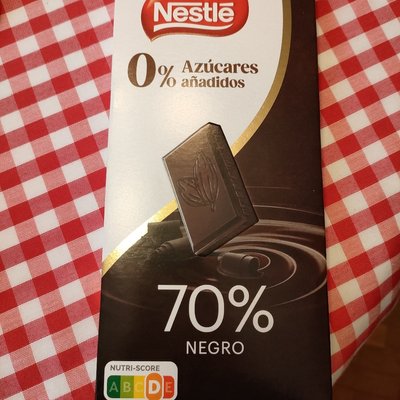 Nestlé 70% negro 0% azúcares añadidos Nestlé 70% negro 0% azúcares añadidos