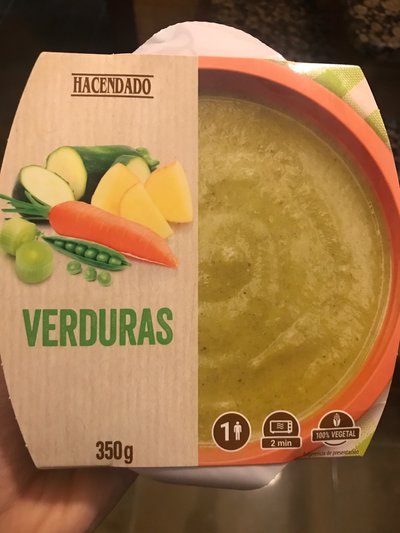 Crema de verduras