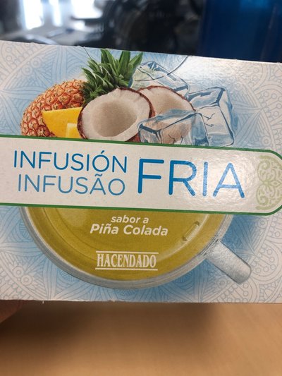 Infusión sabor piña colada Infusión sabor piña colada