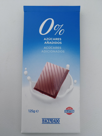 Chocolate con leche 0% Chocolate con leche 0%