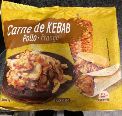 Carme de kebab de pollo