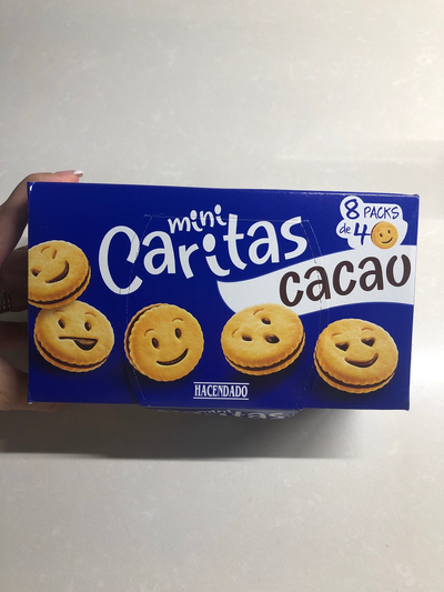 Galletas mini caritas cacao Galletas mini caritas cacao