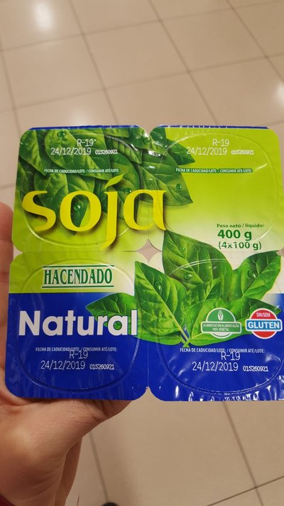 Yogur de soja natural Yogur de soja natural