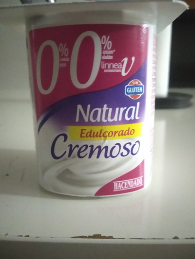 Yogur natural 0% Yogur natural 0%