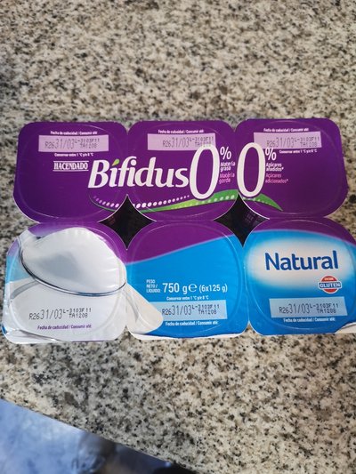 Yogur bífidus 0%