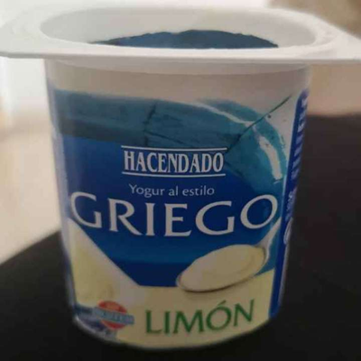 Yogur griego limón Yogur griego limón