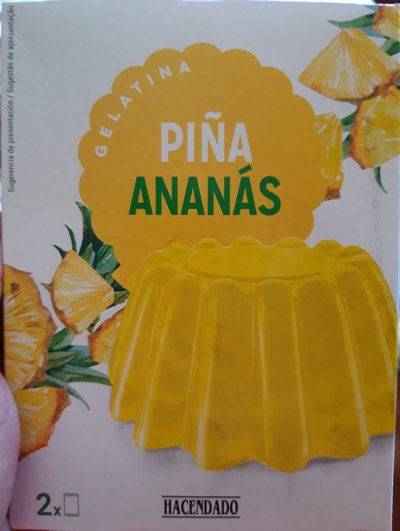 Gelatina de piña Gelatina de piña