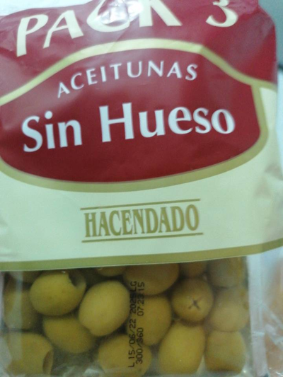 Aceitunas sin hueso Aceitunas sin hueso