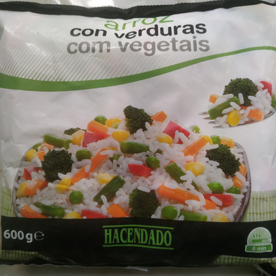 Arroz con verduras Arroz con verduras