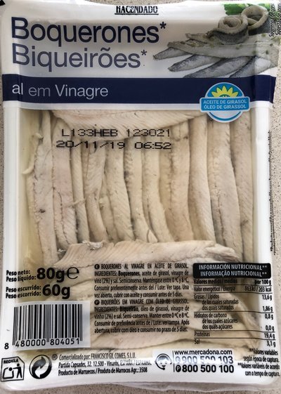 Boquerones al vinagre Boquerones al vinagre