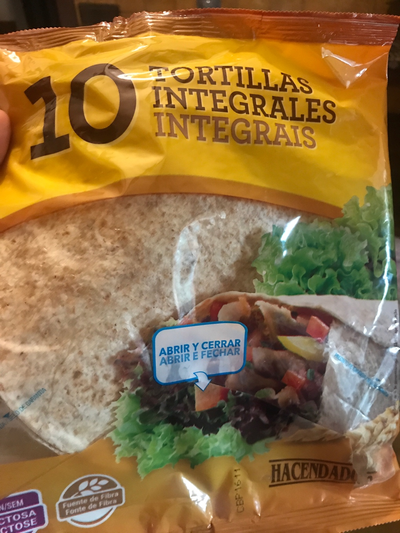 Tortillas integrales Tortillas integrales