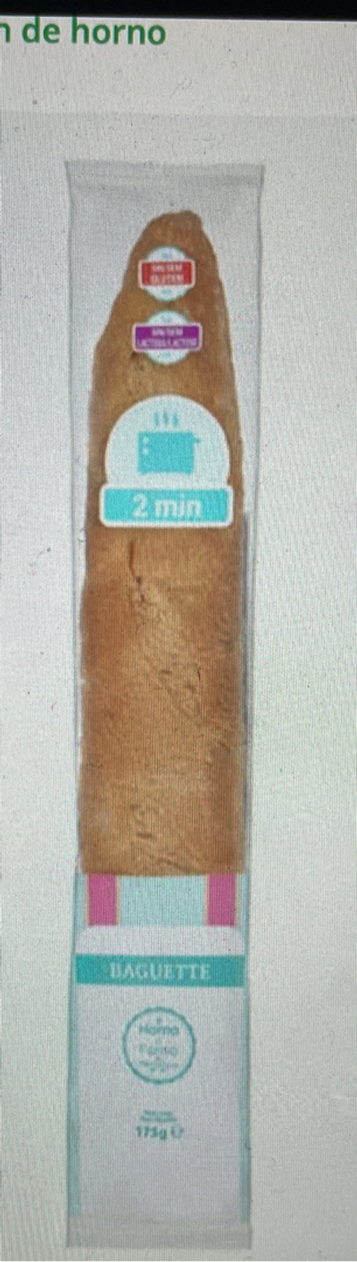 Baguette sin gluten Baguette sin gluten