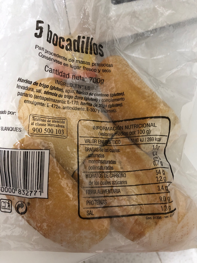 5 bocadillos 5 bocadillos