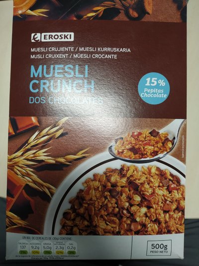 Muesli crunch dos chocolates Muesli crunch dos chocolates