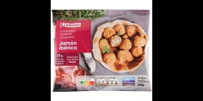Croquetas De Jamon Iberico Eroski, Bolsa 350 G Croquetas De Jamon Iberico Eroski, Bolsa 350 G