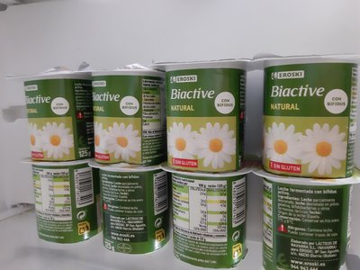 Yogur biactive natural con bífidus Yogur biactive natural con bífidus