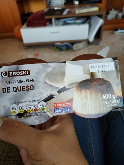 Flan de queso Flan de queso
