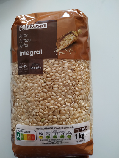 Arroz integral Arroz integral