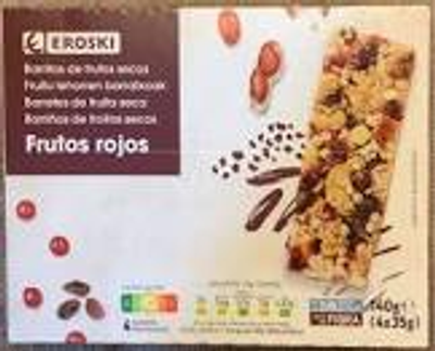 Barritas De Frutos Secos - Frutos Rojos Barritas De Frutos Secos - Frutos Rojos