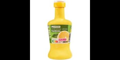Zumo De Limon Exprimido Eroski, Botella 250 Ml Zumo De Limon Exprimido Eroski, Botella 250 Ml