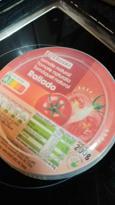 Tomate natural rallado Tomate natural rallado