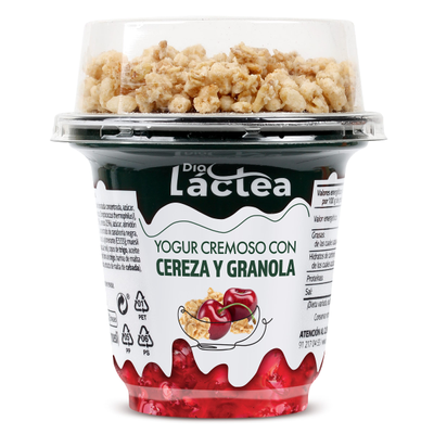 Yogur Cremoso Cereza Y Granola Yogur Cremoso Cereza Y Granola
