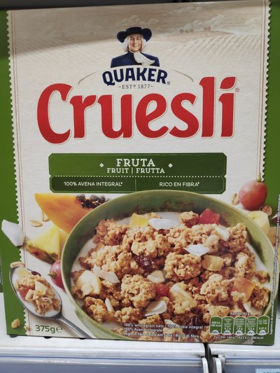 Cruesli fruta Cruesli fruta