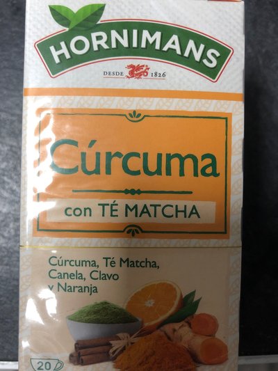 Infusión cúrcuma con té matcha Infusión cúrcuma con té matcha
