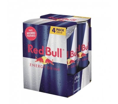 Red Bull Pack 4 Latas 250 Ml Red Bull Pack 4 Latas 250 Ml